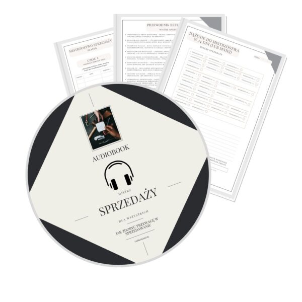 zdjęcie produktu przedstawiającego audiobook o sprzedaży