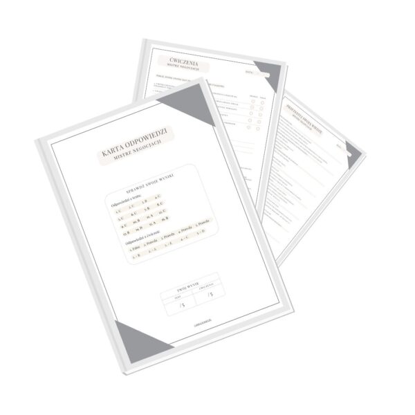 zdjęcie produktu umożliwiającego trening negocjacji