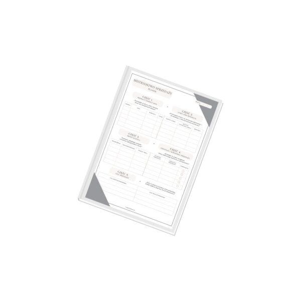 zdjęcie przedstawiające planer mistrzostwo sprzedaży