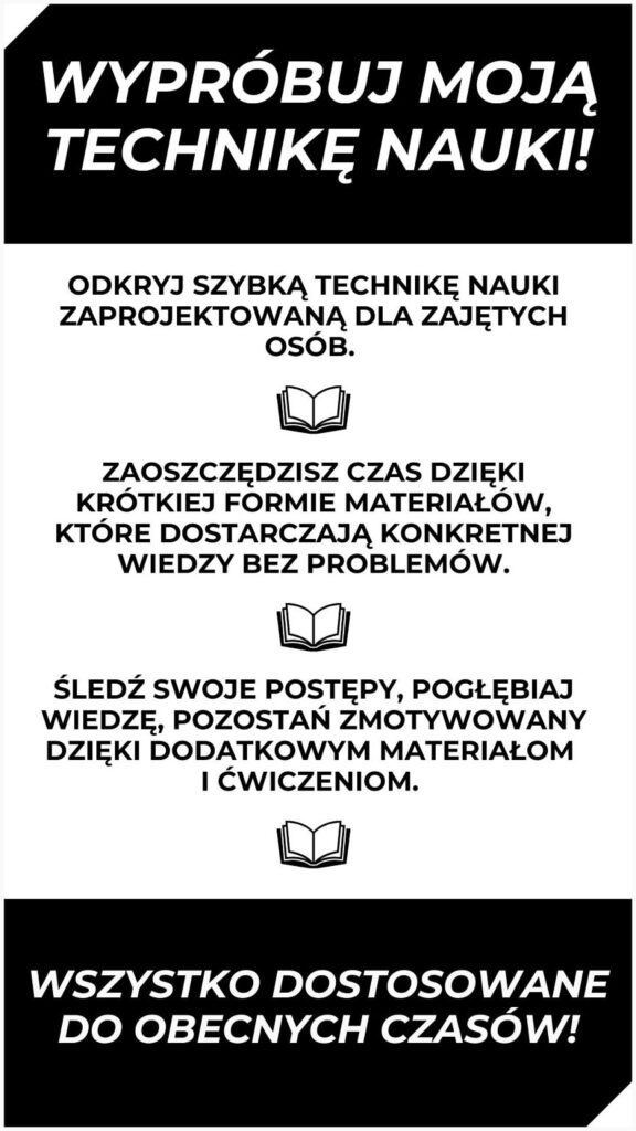 zdjęcie opisujące jak działa nowa metoda nauki