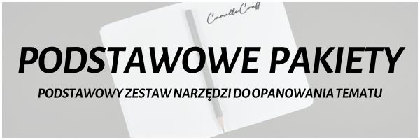 zdjęcie kategorii produktów podstawowych pakietów na camillocraft pl