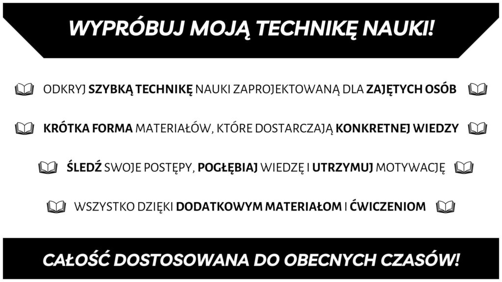 zdjęcie opisujące jak działa nowa technika nauki